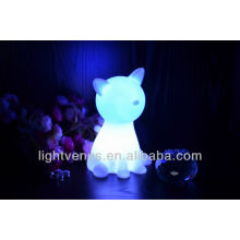 Cats Shaped home goods table lamps with Rainbow Color Changing